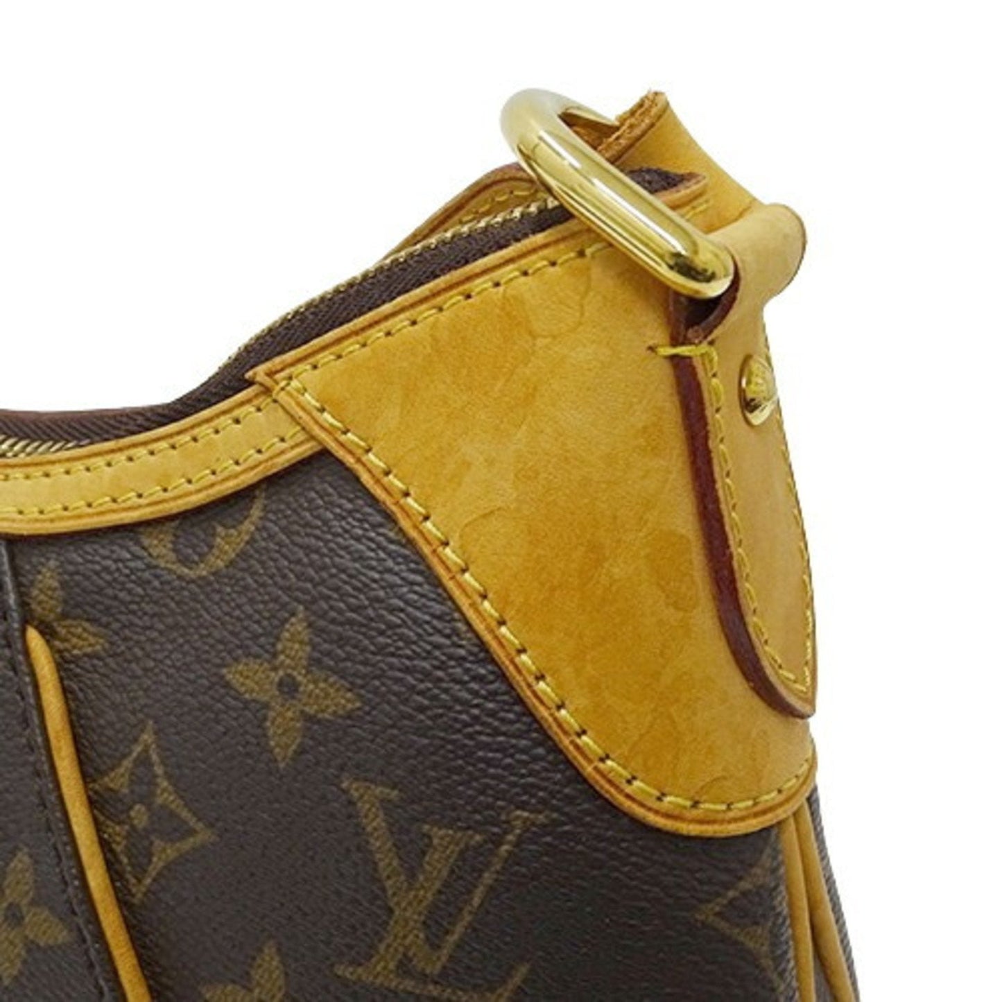 Designer Canvas Shoulder Bag in Good Condition