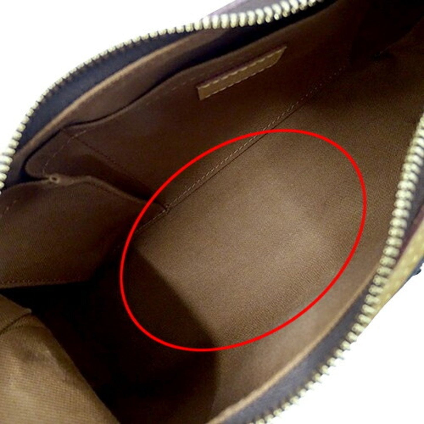 Designer Canvas Shoulder Bag in Good Condition