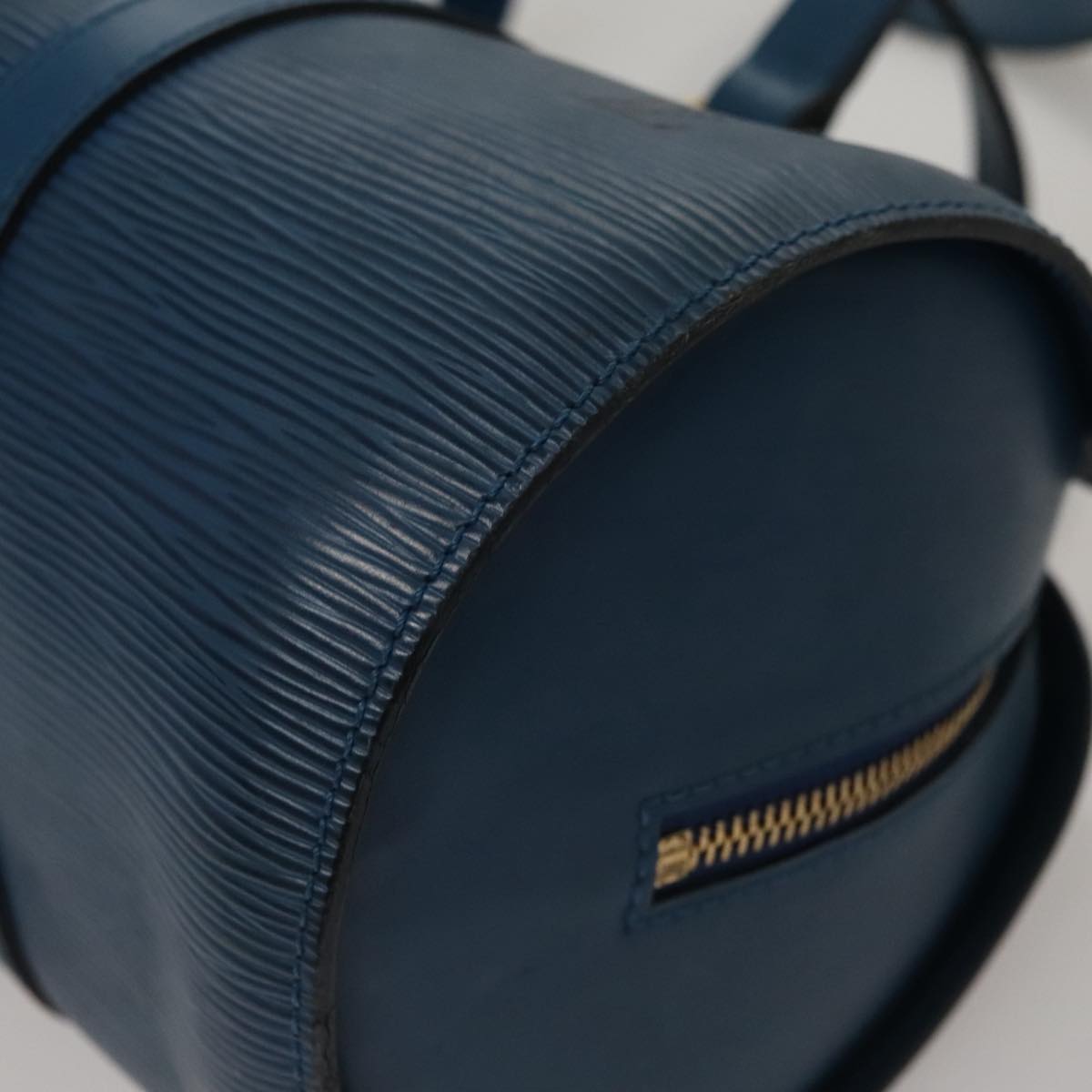 Leather Soufflot Handbag with Slight Wear