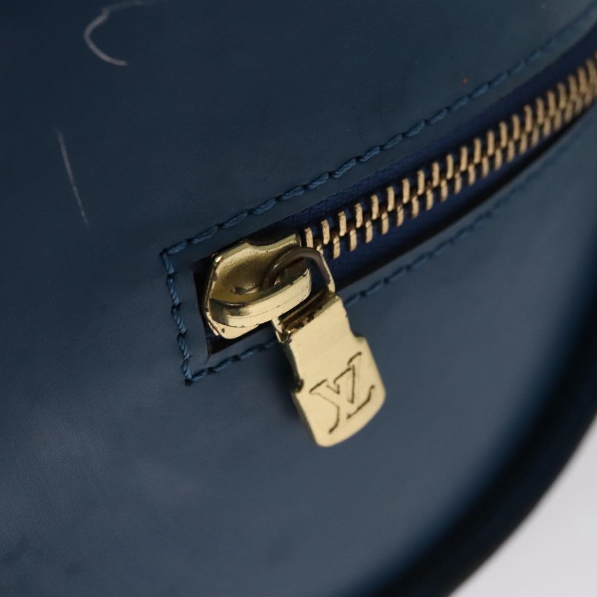 Leather Soufflot Handbag with Slight Wear