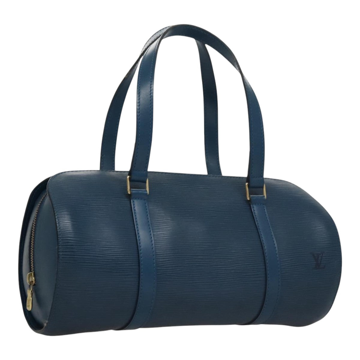 Leather Soufflot Handbag with Slight Wear