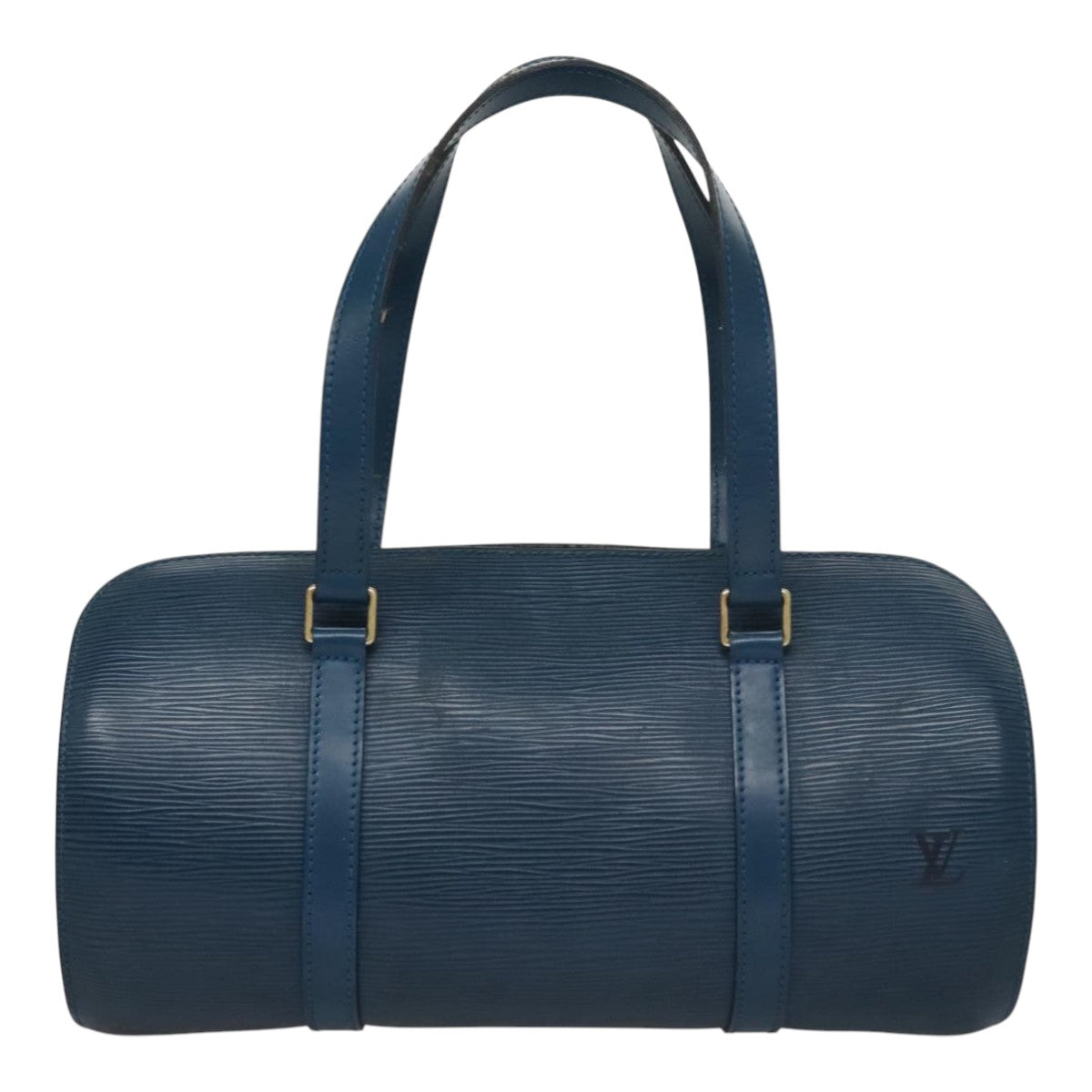 Leather Soufflot Handbag with Slight Wear