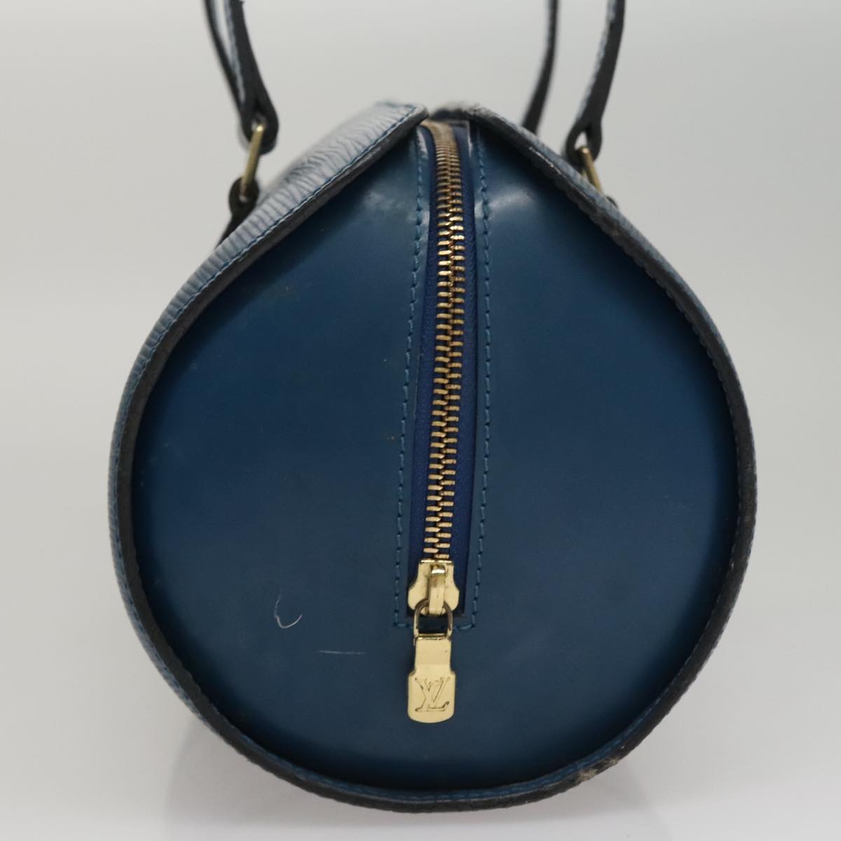 Leather Soufflot Handbag with Slight Wear