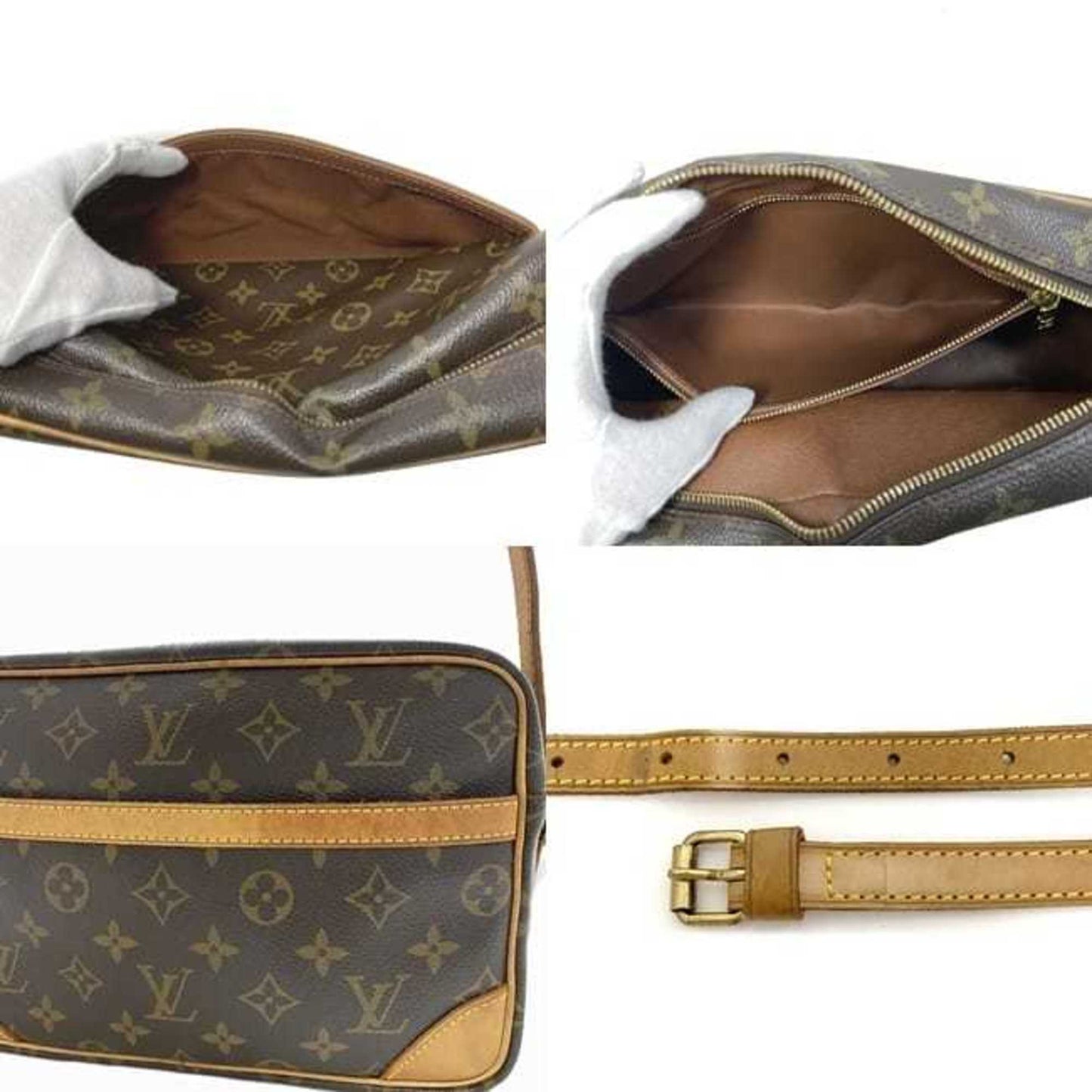 Vintage Canvas Trocadero Crossbody Bag