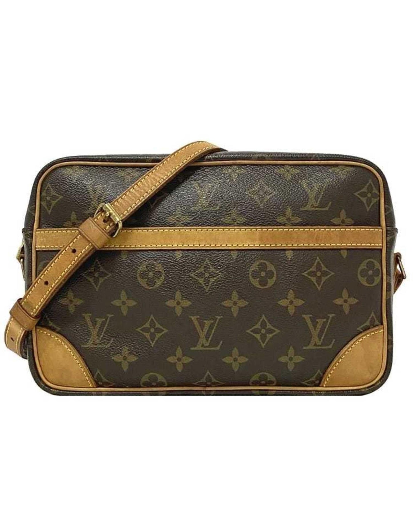 Vintage Canvas Trocadero Crossbody Bag