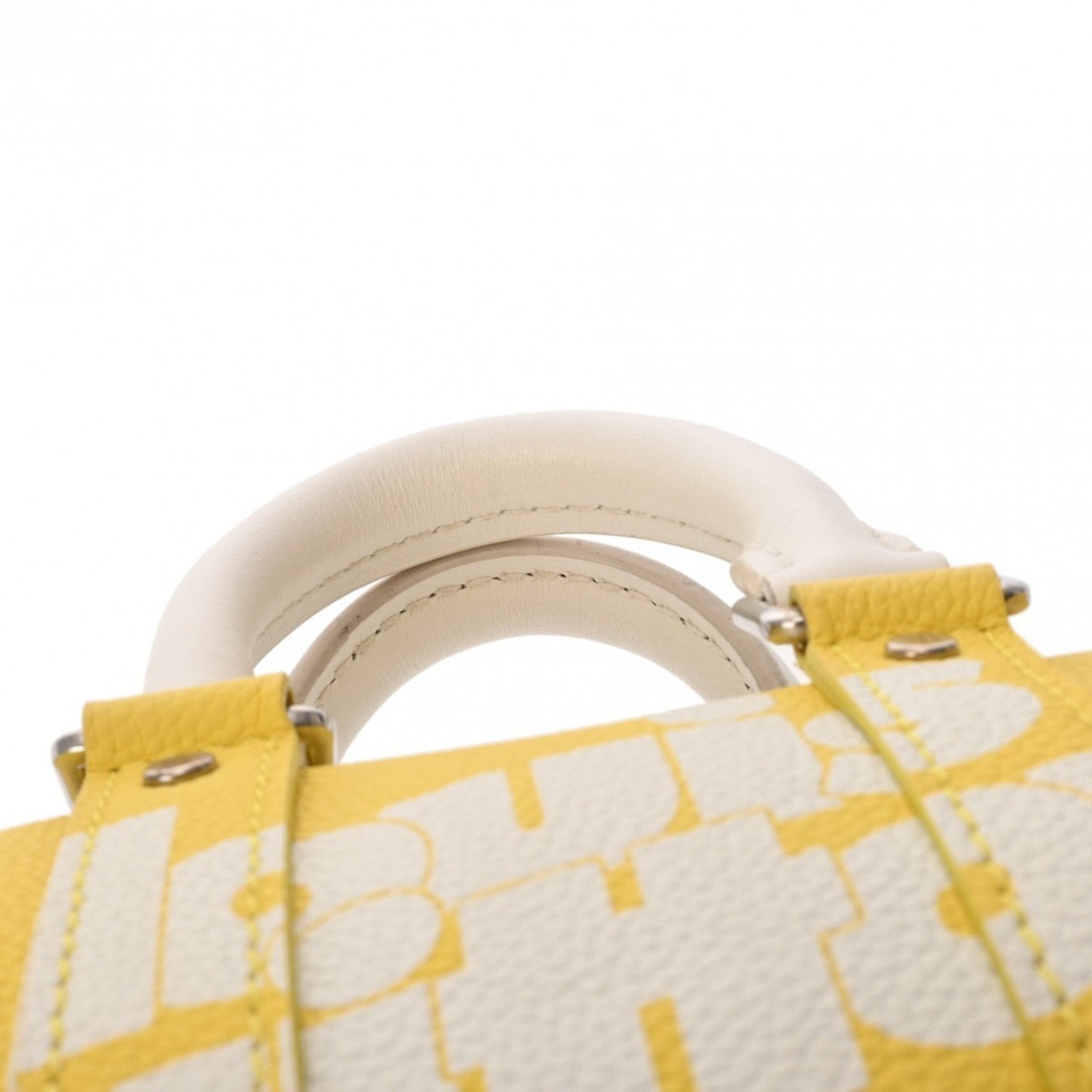 Leather Keepall Bag with Shoulder Strap