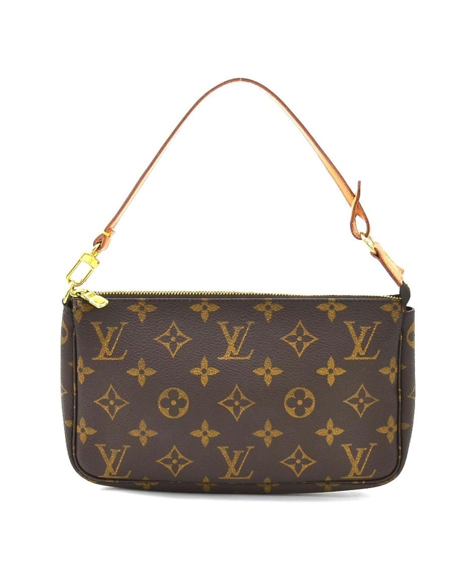 Pochette Accessoire Canvas Clutch with Slight Wear and Discoloration