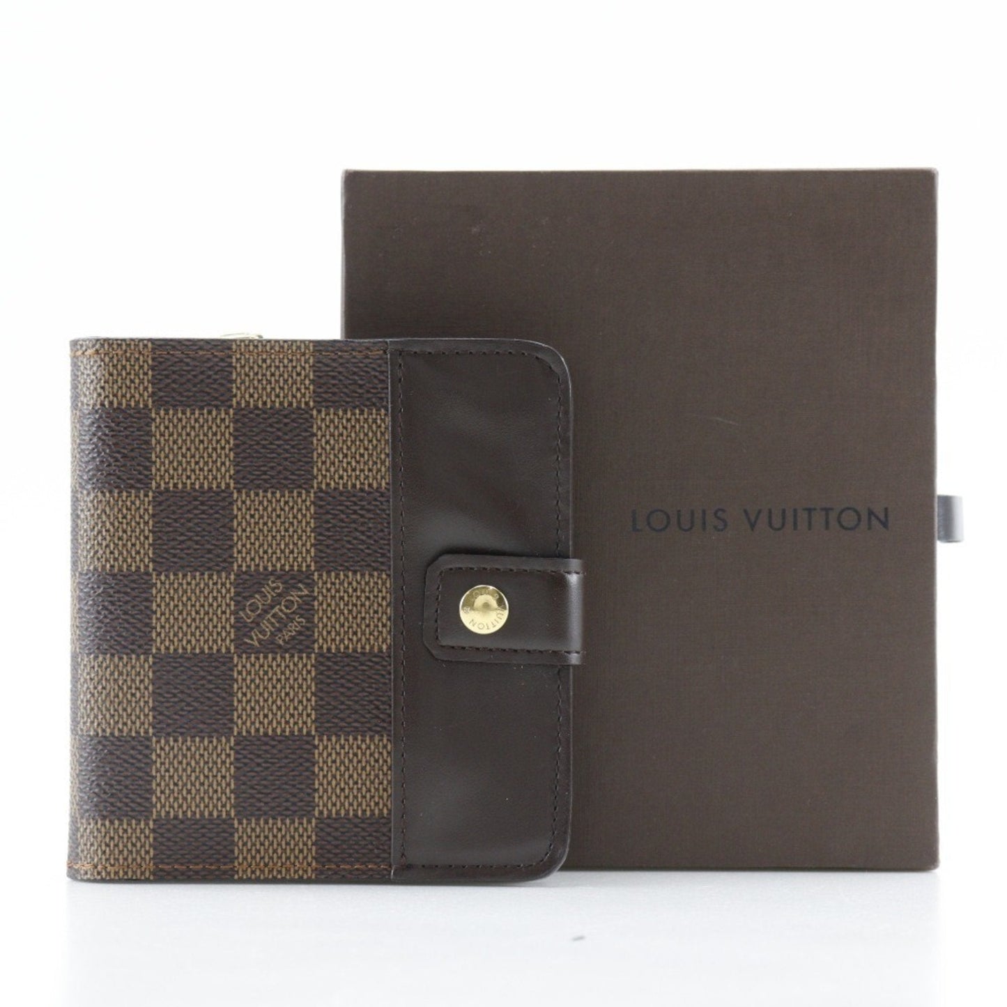 Compact Canvas Zip Wallet with Box