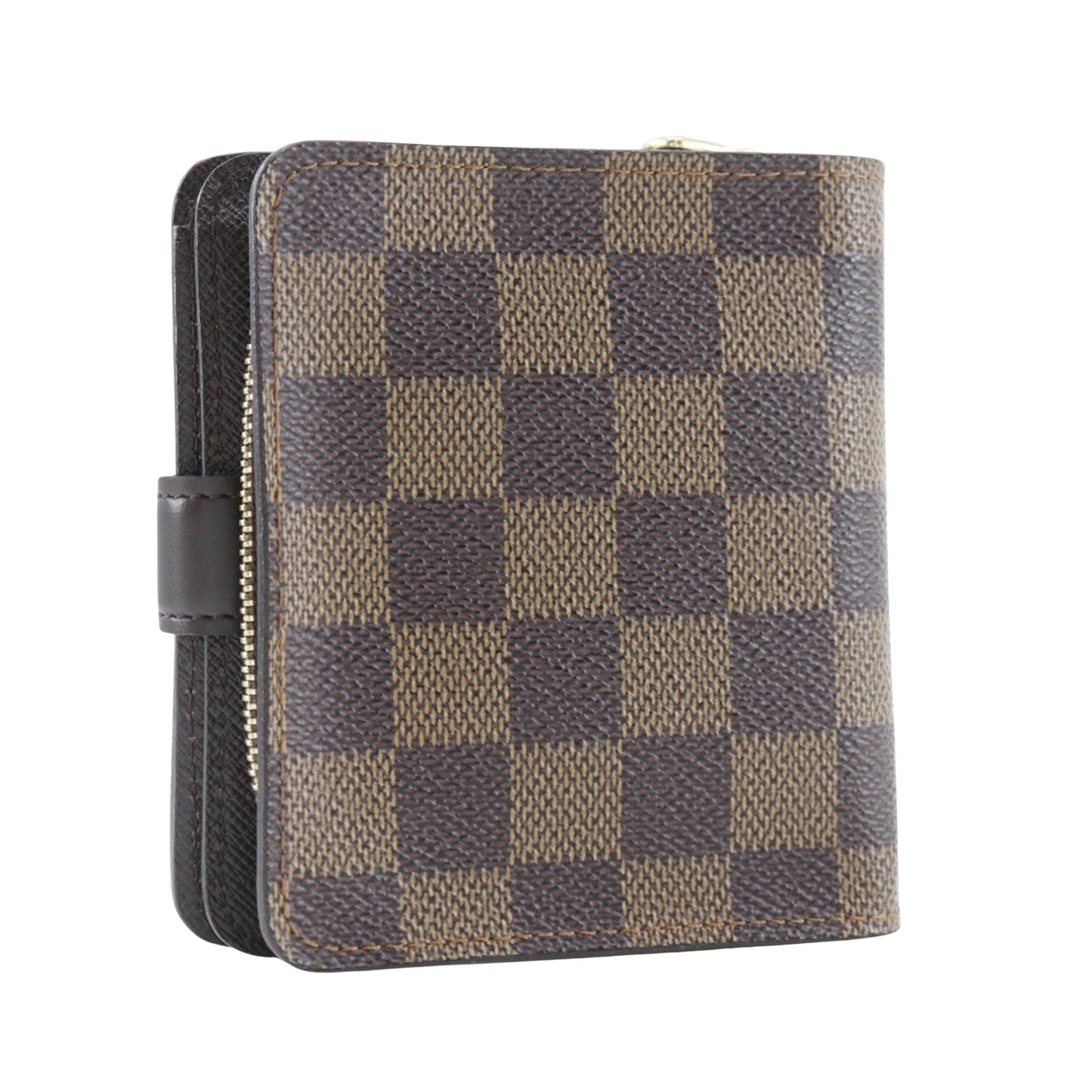 Compact Canvas Zip Wallet with Box