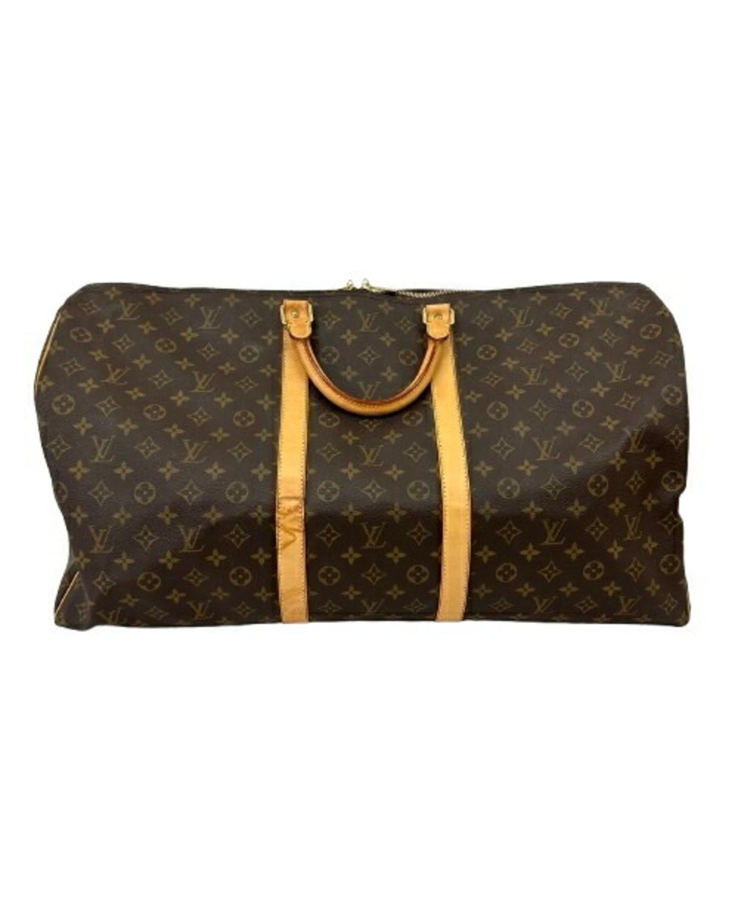 Designer Canvas Travel Bag with Sun Damage