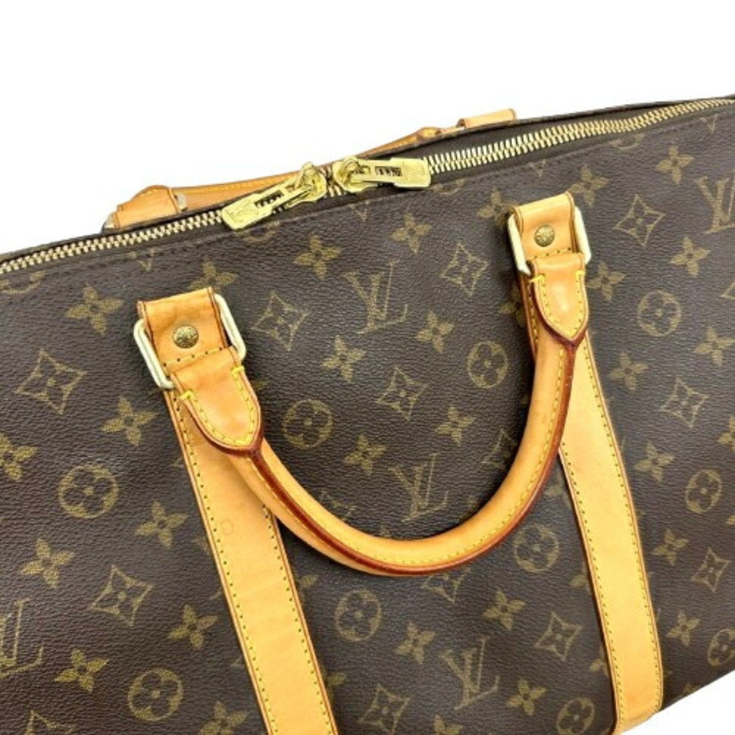 Designer Canvas Travel Bag with Sun Damage