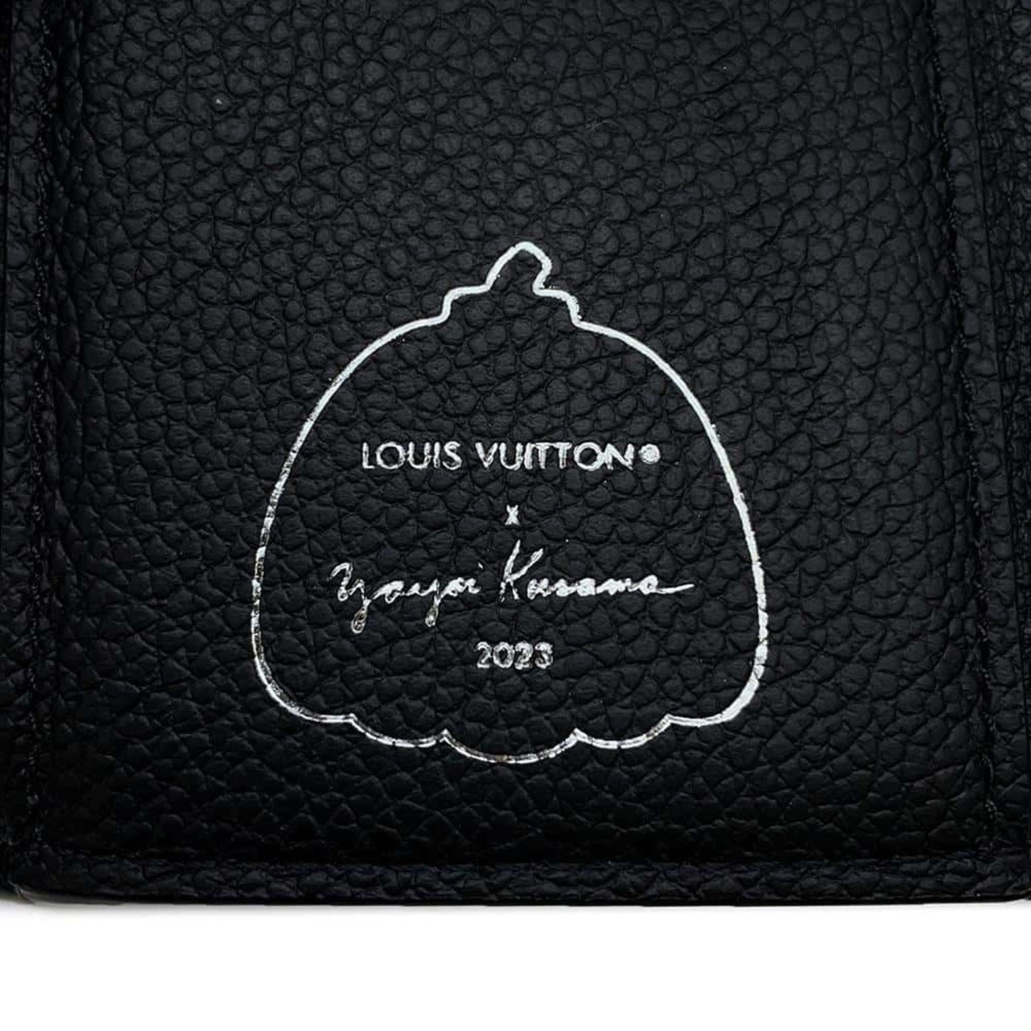 Leather Victorine Wallet with Slight Scratches and Insignificant Cracks