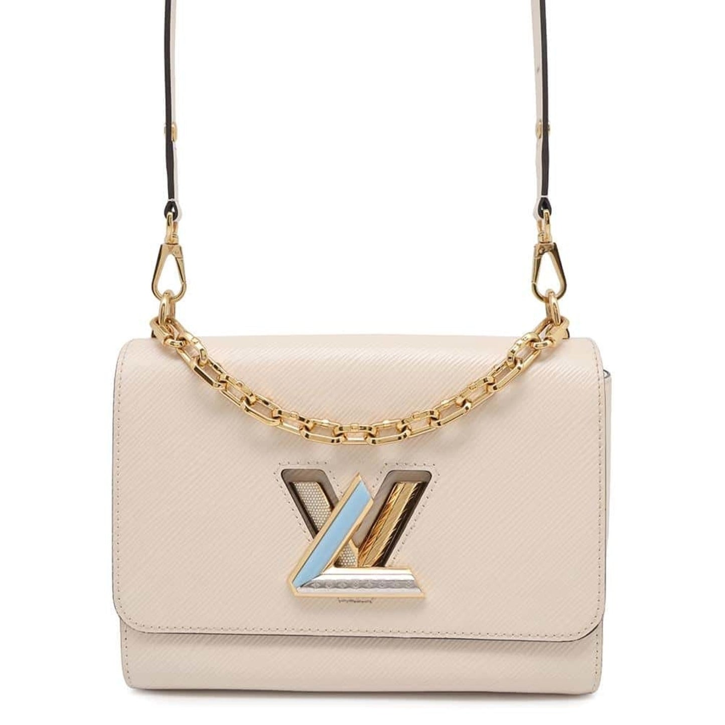 Luxury Leather Shoulder Bag with Dust Bag and Mirror