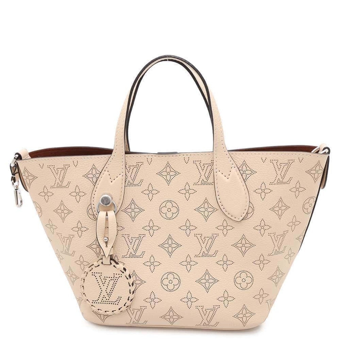 Mahina Leather Handbag with Charm and Shoulder Strap