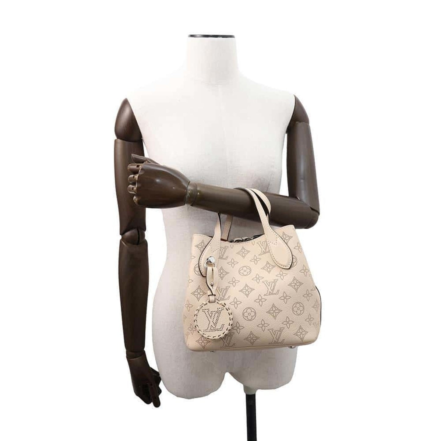 Mahina Leather Handbag with Charm and Shoulder Strap