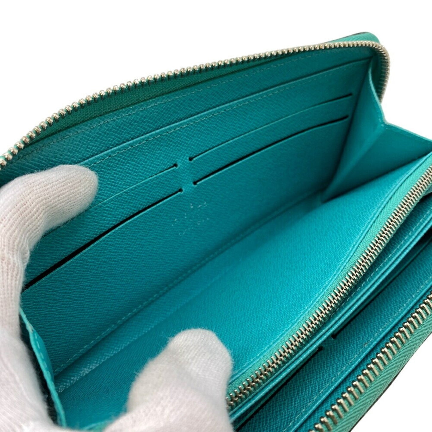 Luxury Leather Zippy Wallet with Box and Dust Bag
