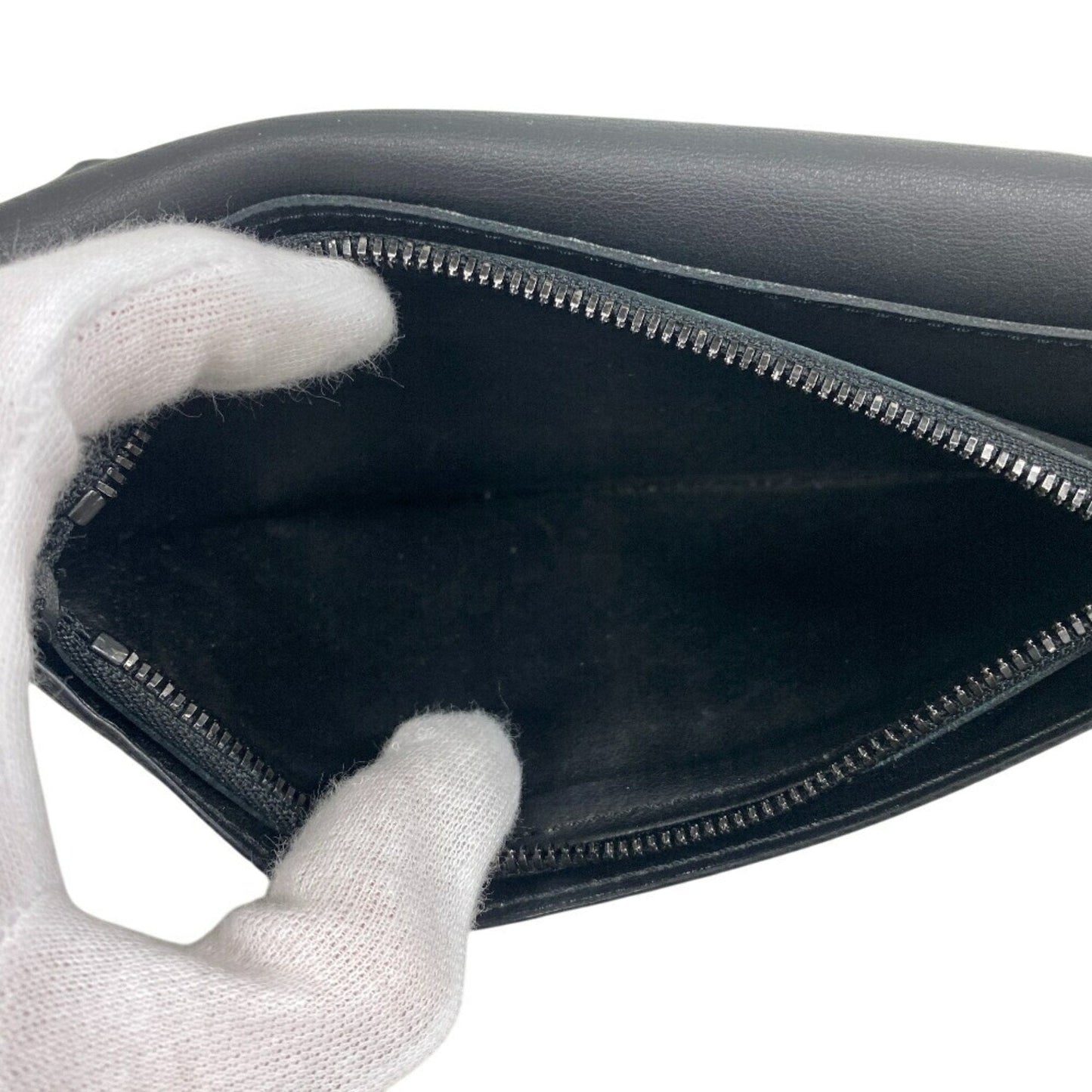 Luxurious Leather Wallet with Box and Dust Bag