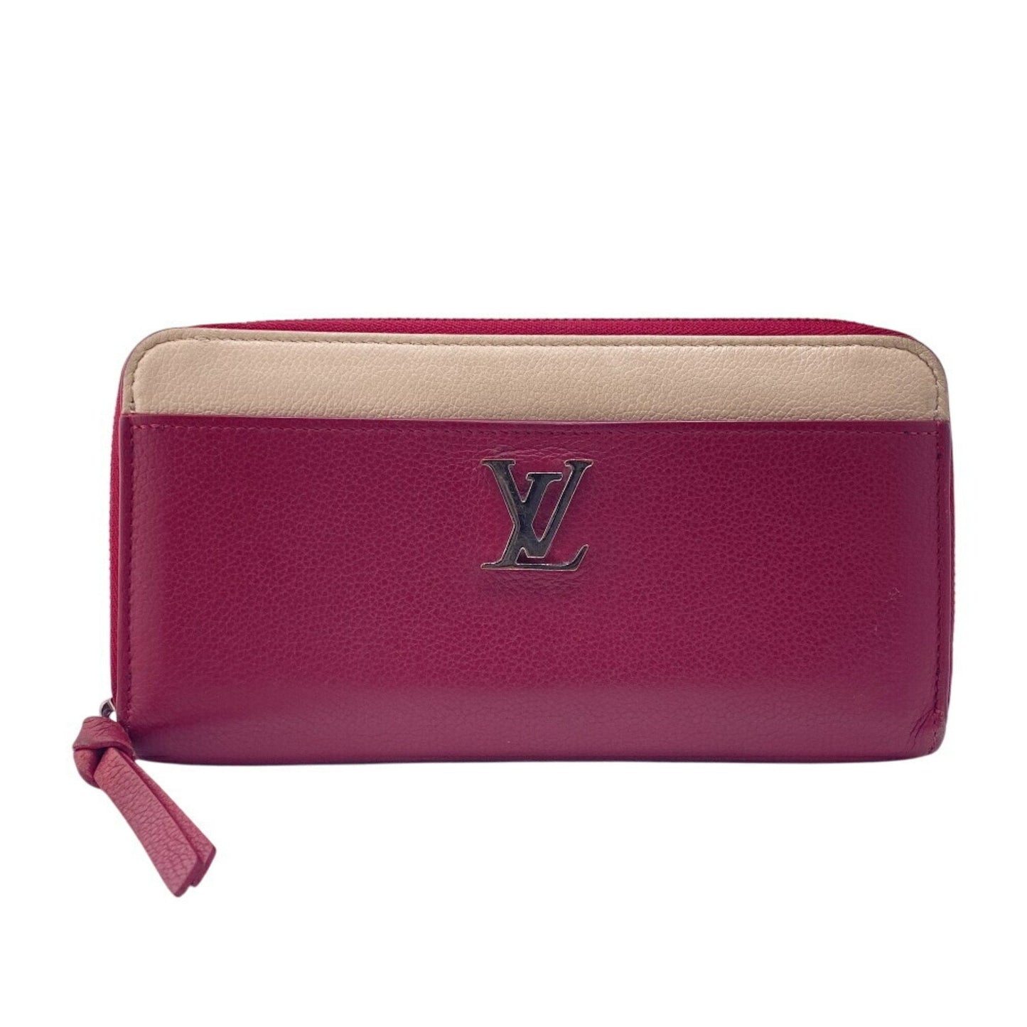 Leather Lockme Bag with Stains and Rubbed Corners