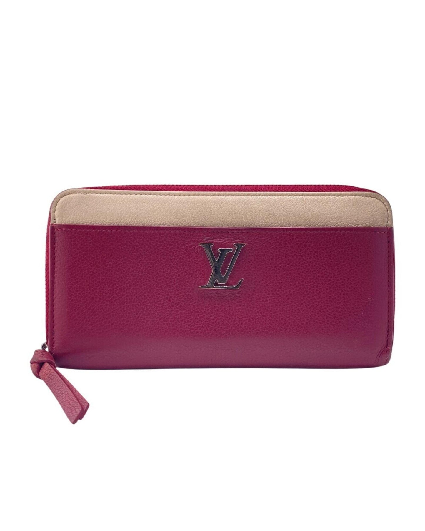 Leather Lockme Bag with Stains and Rubbed Corners