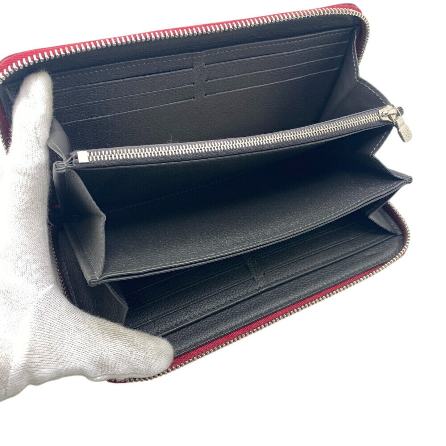 Leather Lockme Bag with Stains and Rubbed Corners