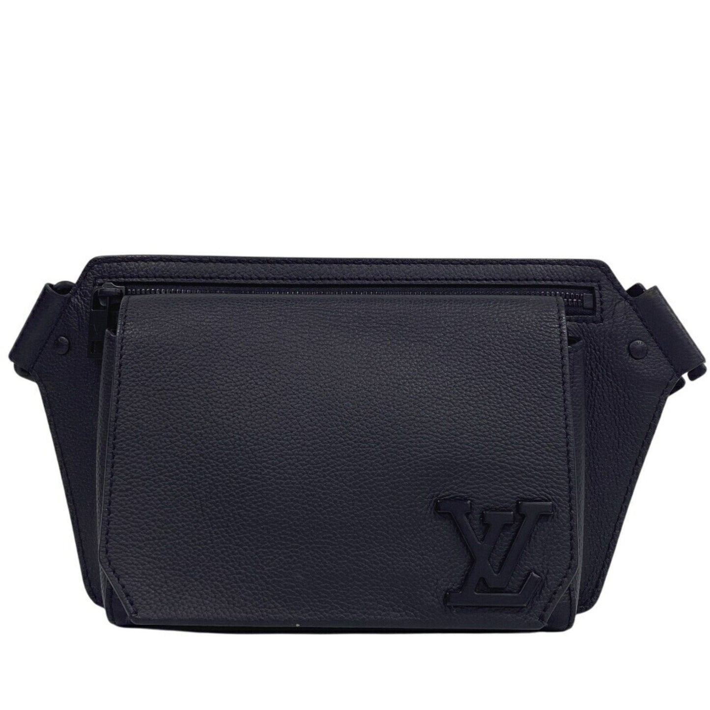 Leather Takeoff Bag with Slightly Rubbed Corners