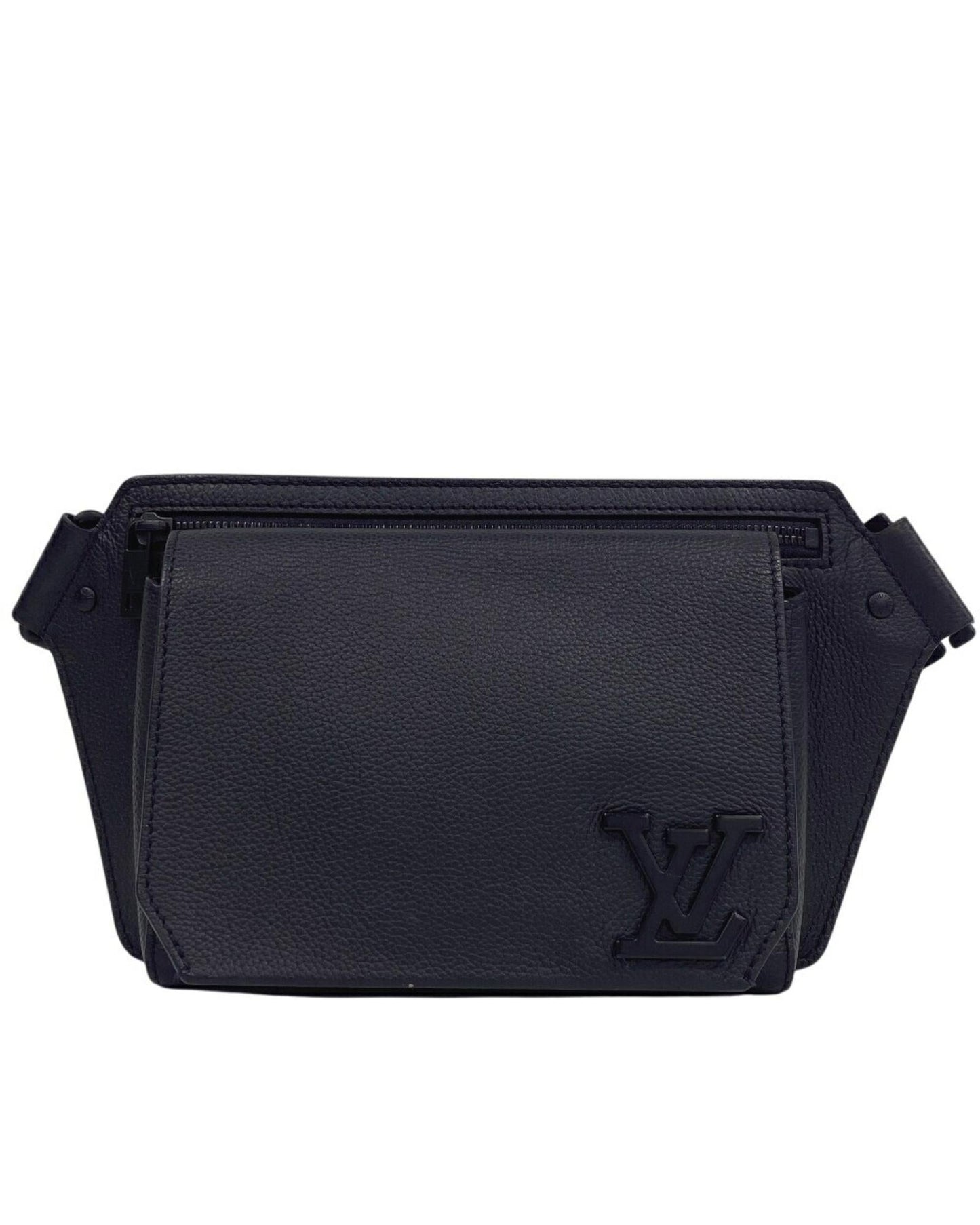 Leather Takeoff Bag with Slightly Rubbed Corners