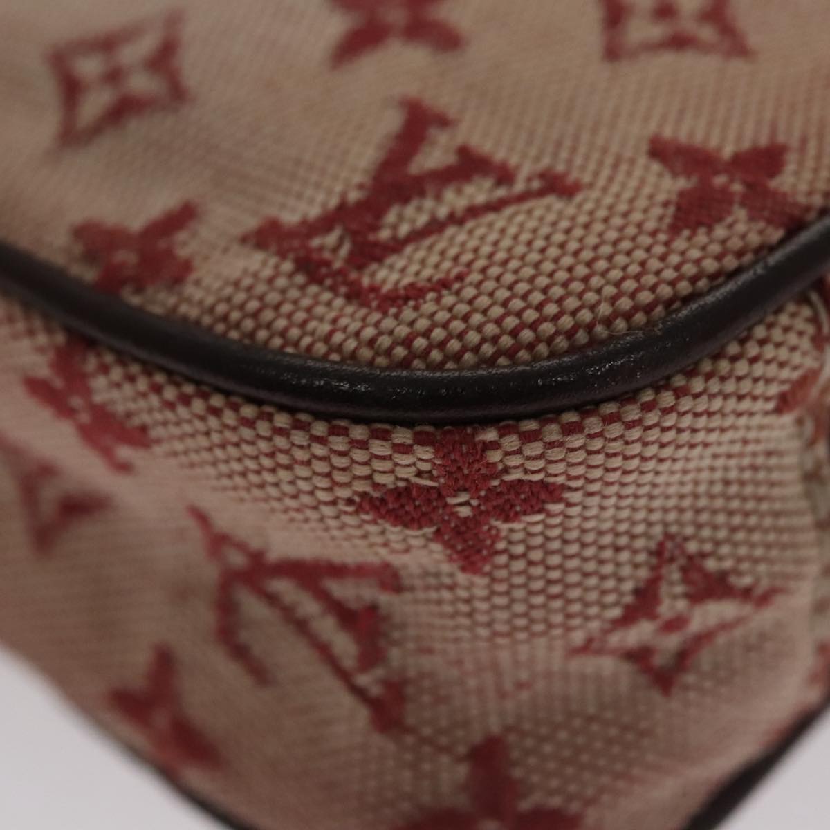 Canvas Crossbody Bag with Minor Wear and Storage Smell