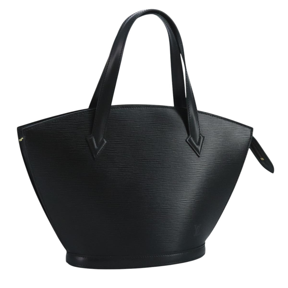 Leather Handbag in Good Condition with Subtle Rubbing and Storage Smell
