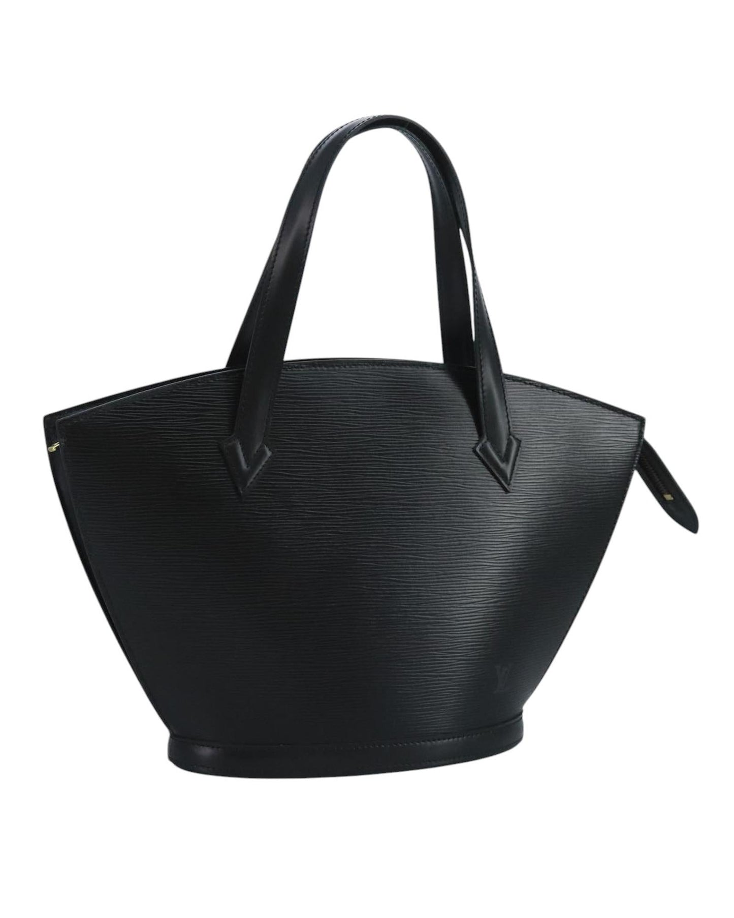 Leather Handbag in Good Condition with Subtle Rubbing and Storage Smell