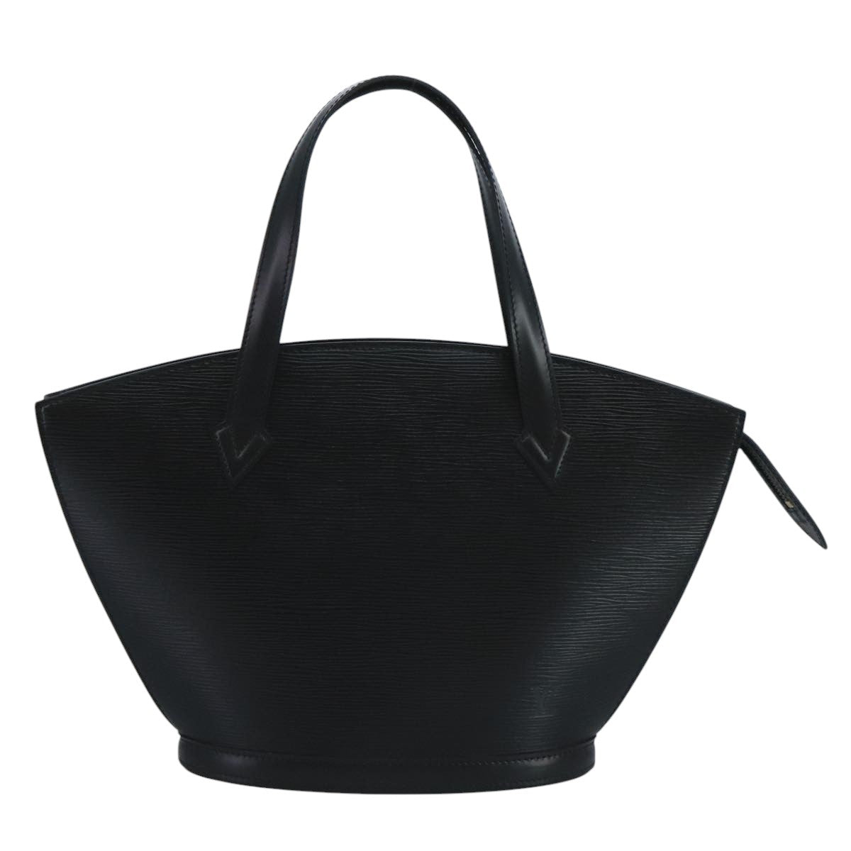 Leather Handbag in Good Condition with Subtle Rubbing and Storage Smell