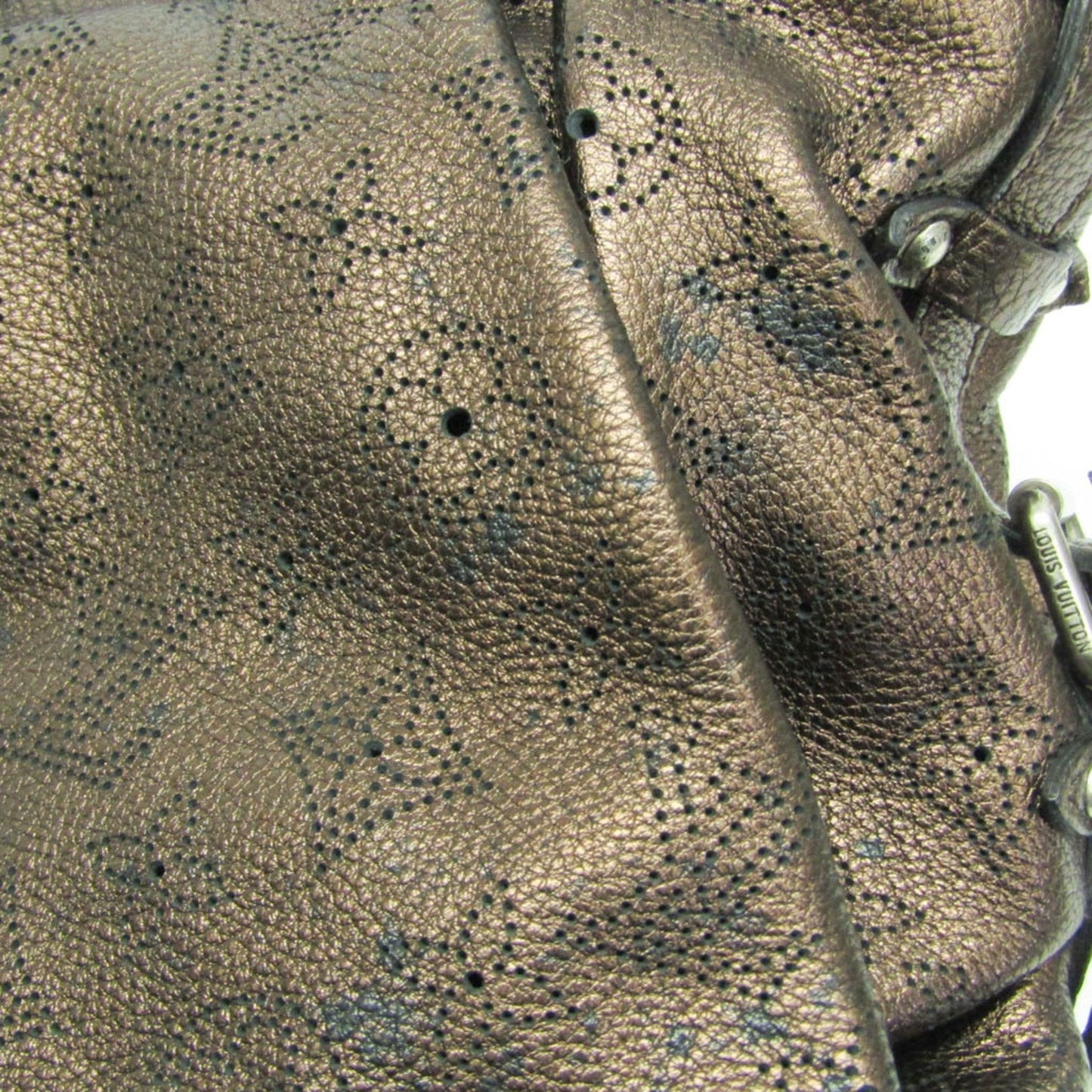 Leather Handbag with Slightly Rubbed Corners and Scratches
