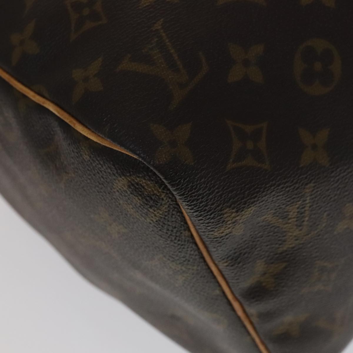 Canvas Travel Duffle Bag with Leather Trim