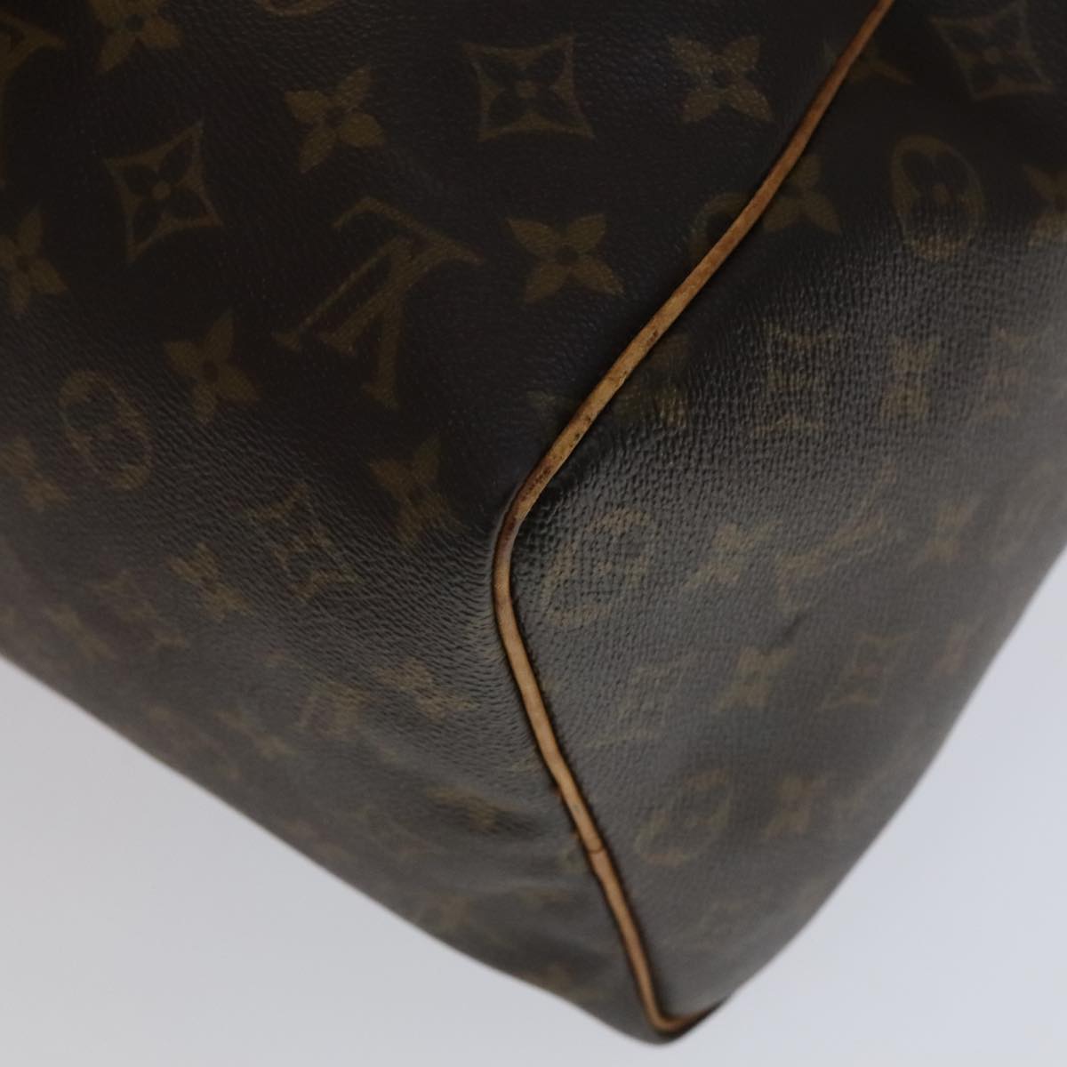 Canvas Travel Duffle Bag with Leather Trim