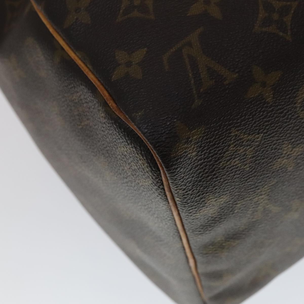 Canvas Travel Duffle Bag with Leather Trim