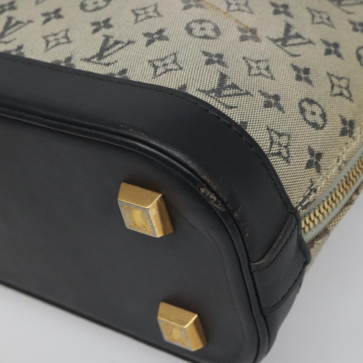 Canvas Mini Handbag with Slight Wear