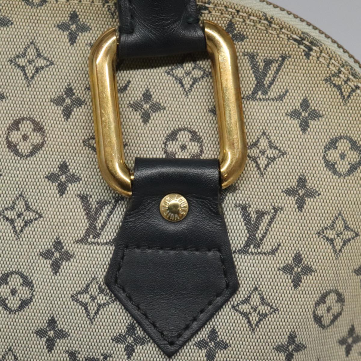Canvas Mini Handbag with Slight Wear