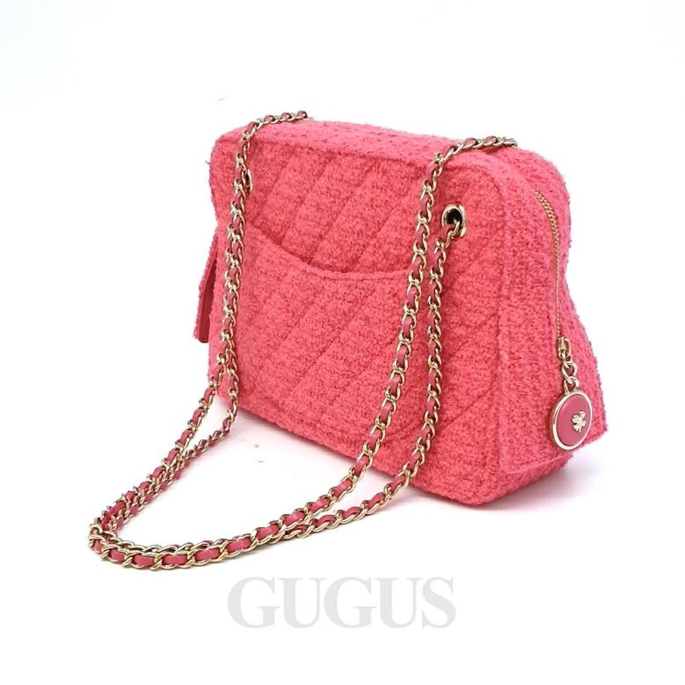 Chanel Tweed Camera Bag