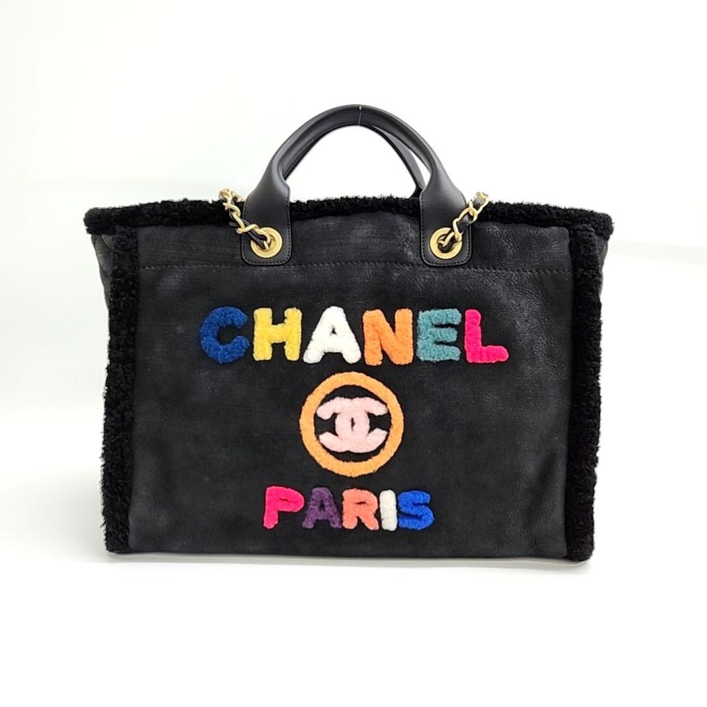 Chanel Deauville Tote And Shoulder Bag