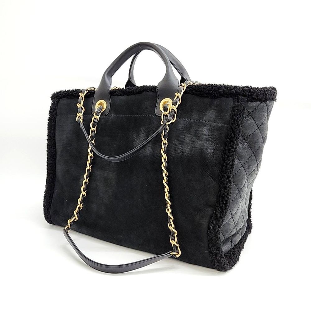 Chanel Deauville Tote And Shoulder Bag