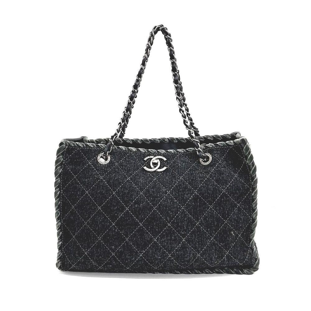 Chanel Felt Chain Shoulder Bag