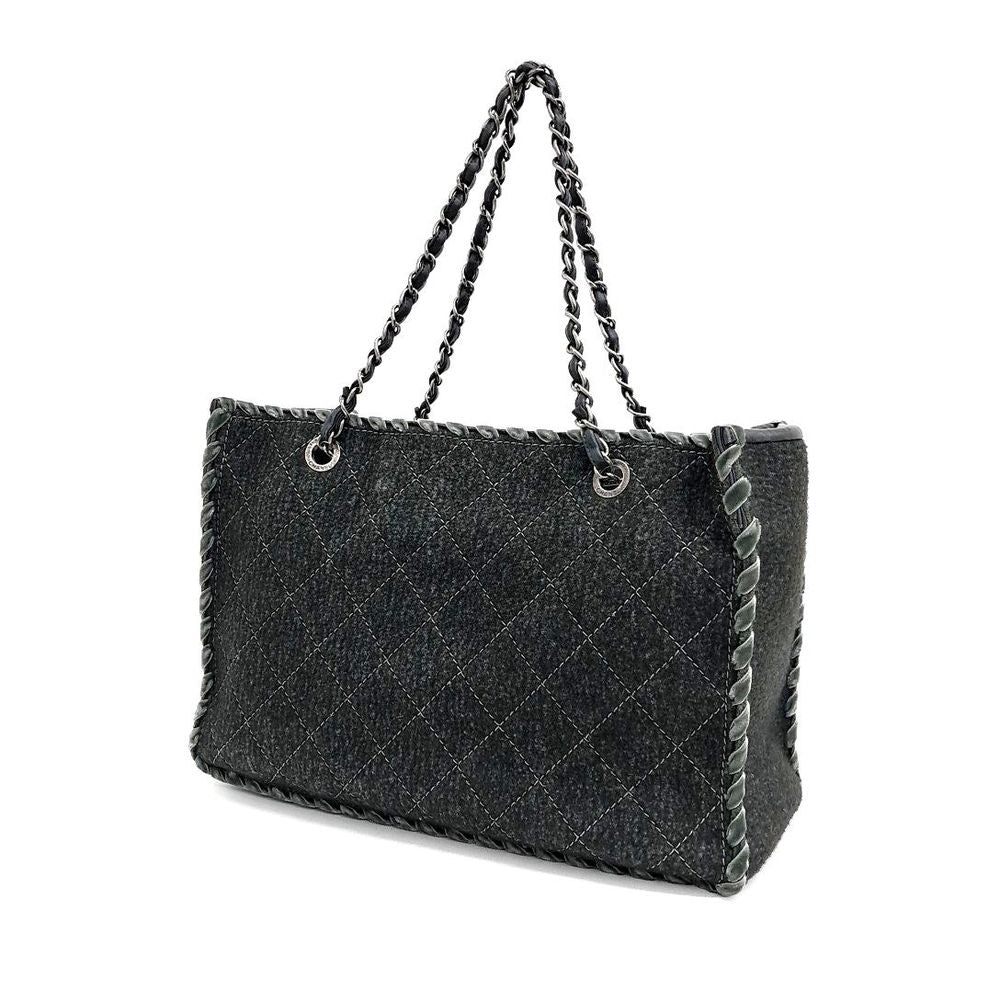 Chanel Felt Chain Shoulder Bag