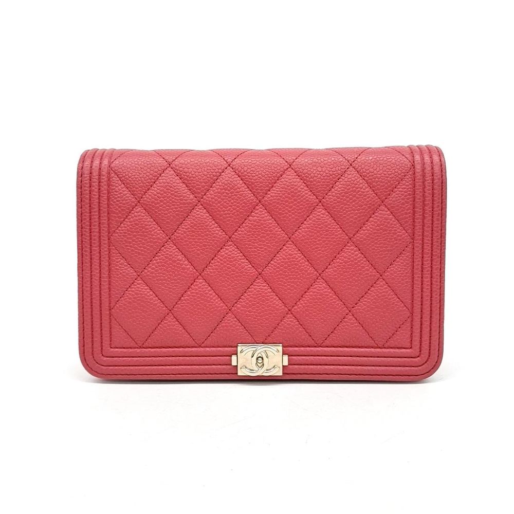 Chanel Caviar Woc Boy Mini Cross Bag Ap1117