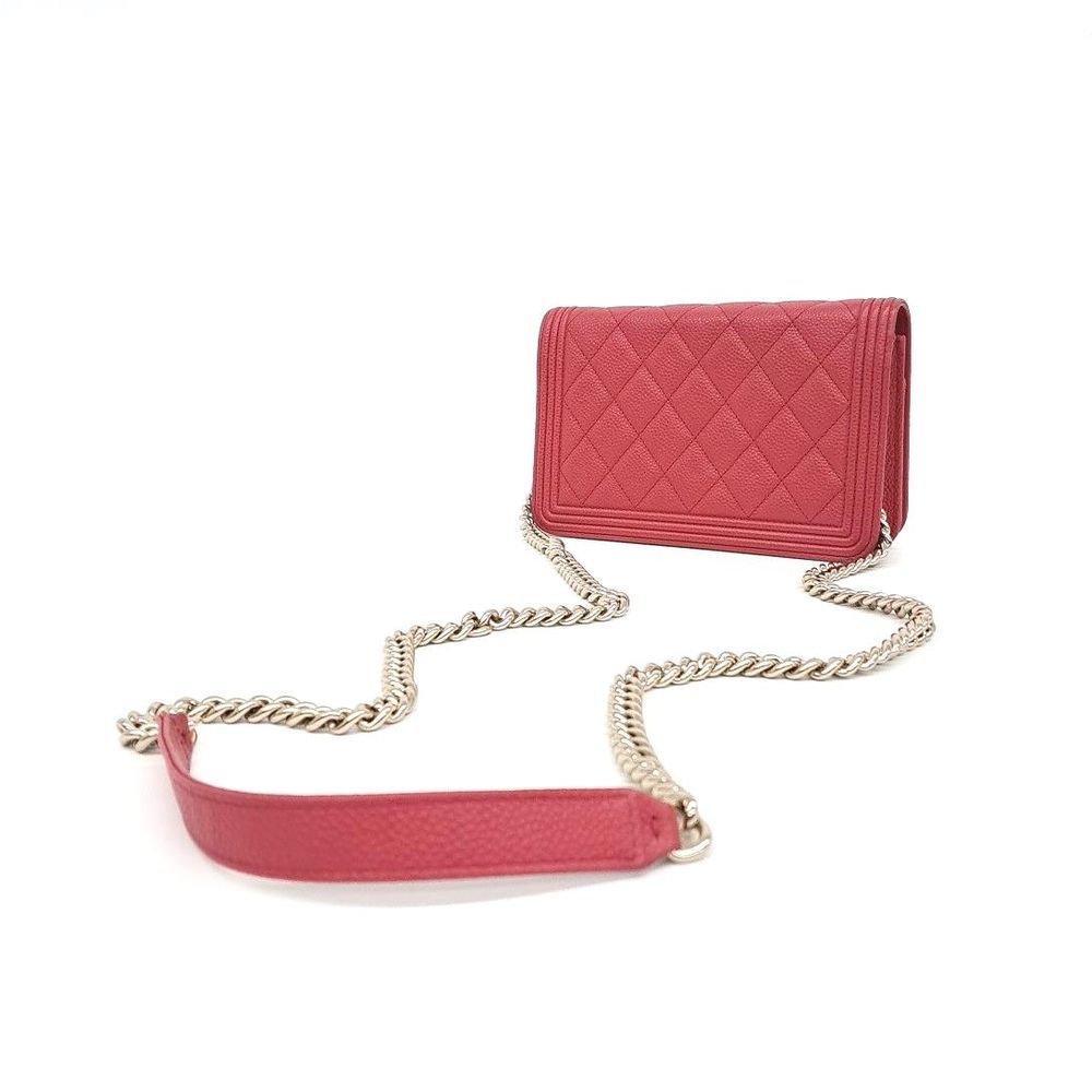 Chanel Caviar Woc Boy Mini Cross Bag Ap1117