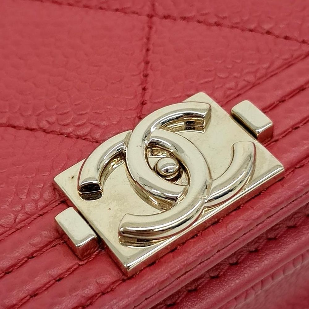 Chanel Caviar Woc Boy Mini Cross Bag Ap1117