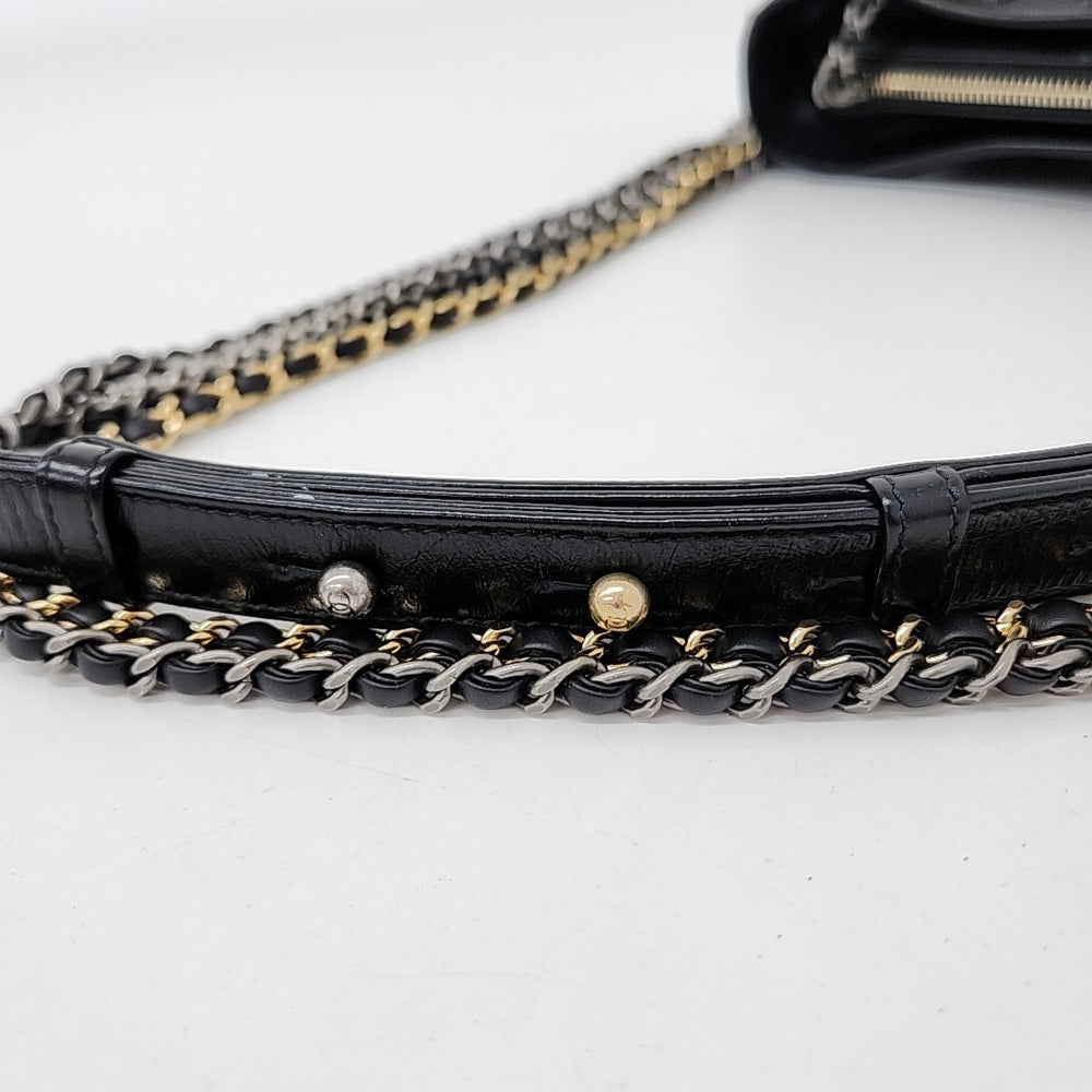 Chanel Chevron Gabrielle Hobo Bag Small