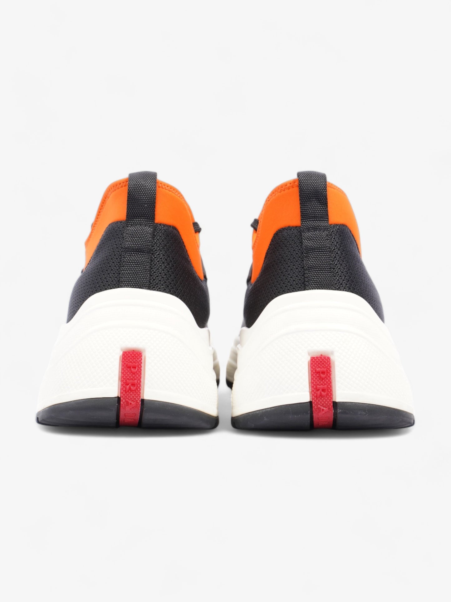 Prada Neoprene Sneakers Black / Orange  Neoprene EU 43 UK 9
