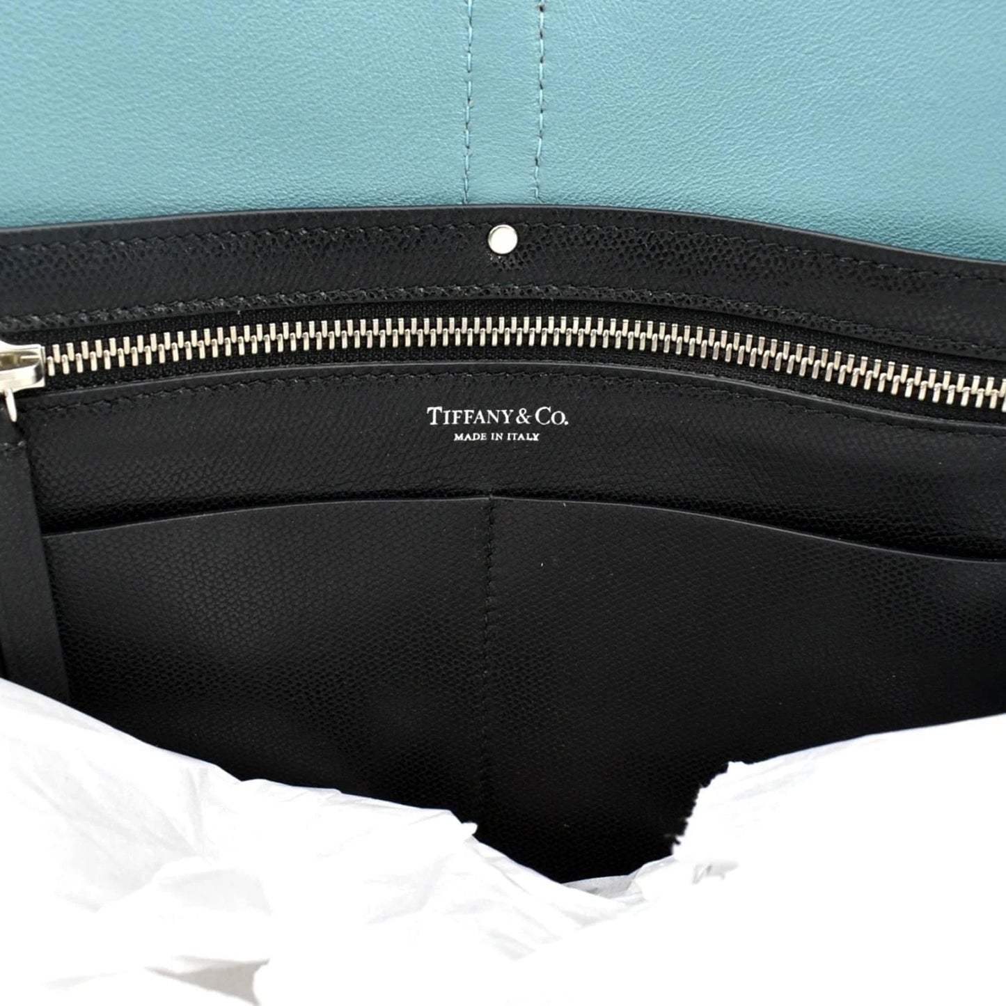 TIFFANY & CO. GRAINED LEATHER REVERSIBLE TOTE BAG