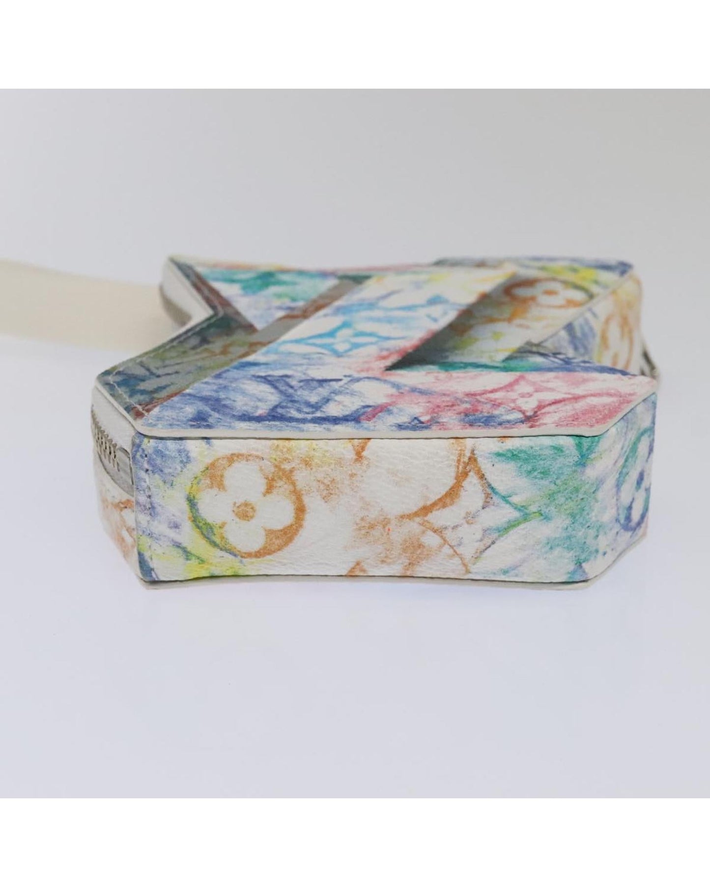 Monogram Pastel Colors LV Block Multicolor Auth Bag