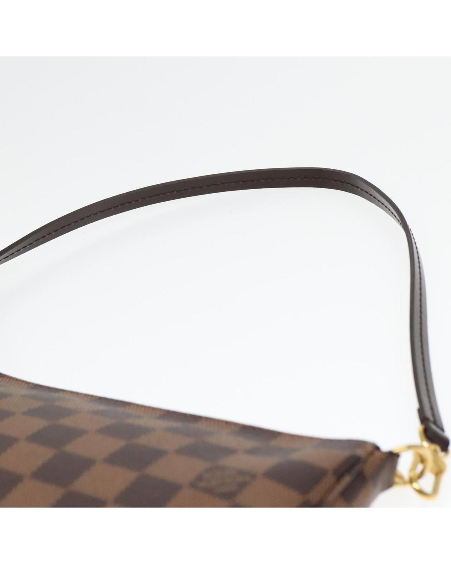 Damier Ebene Canvas Pochette Accessoires Pouch with Dust Bag