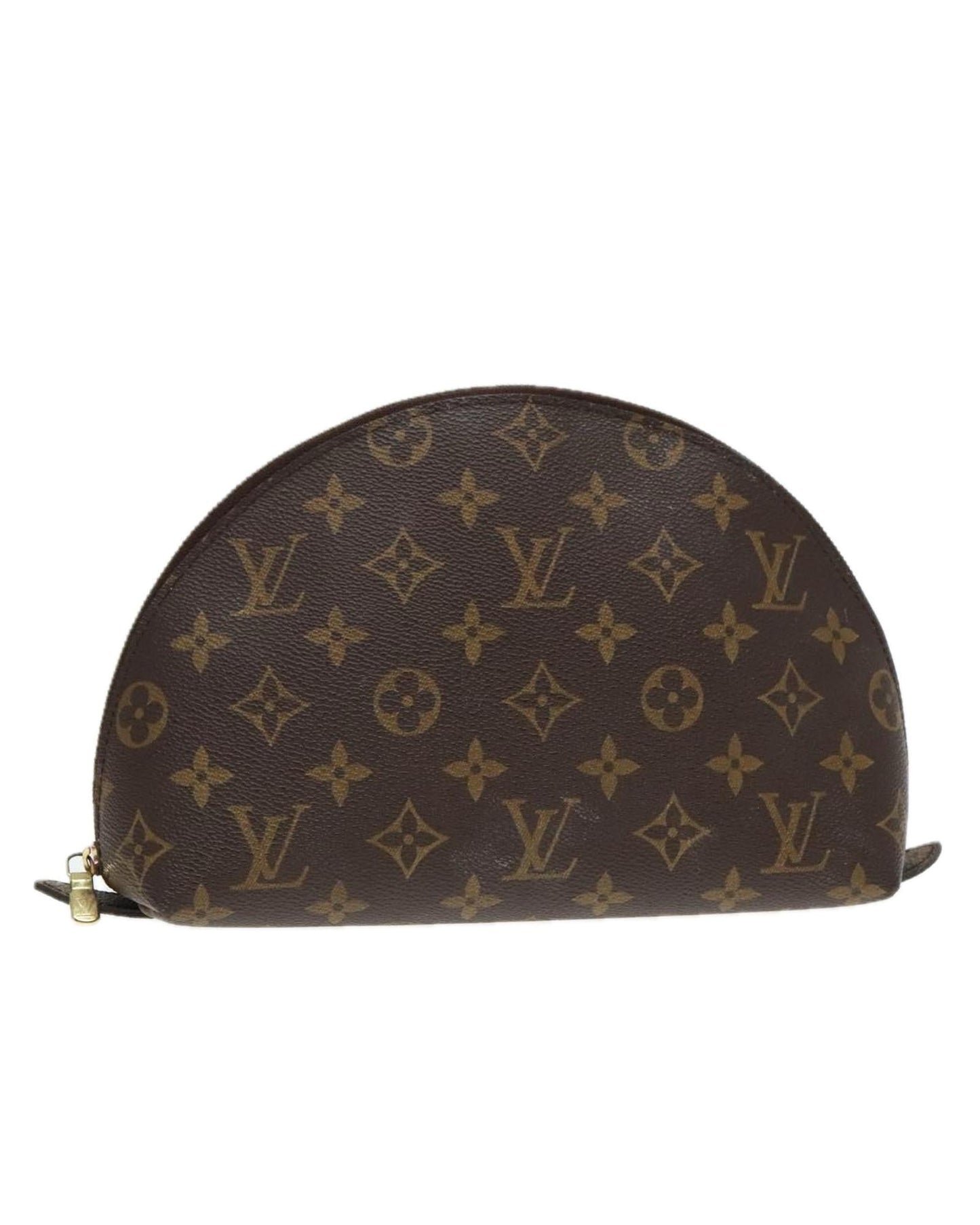 Monogram Canvas Cosmetic Pouch with Storage Odor